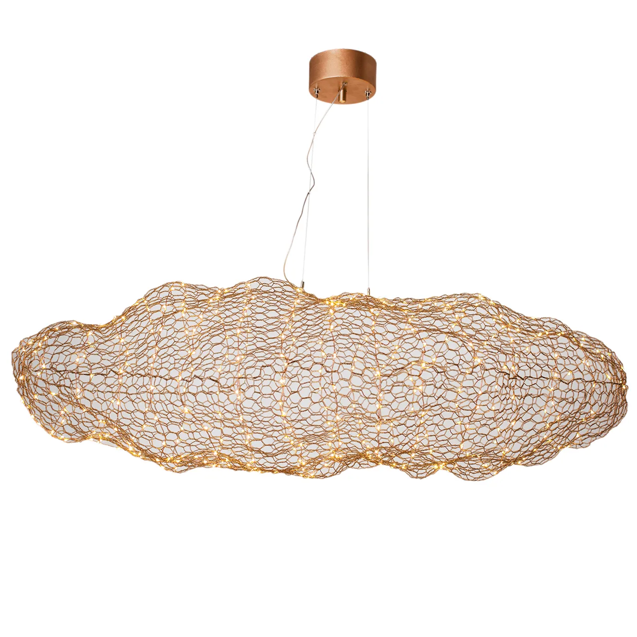 Hayden ceiling lamp, Gold-coloured, 115 cm By Rydéns