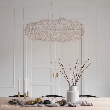 Hayden ceiling lamp - Gold-coloured, 76 cm - By Rydéns