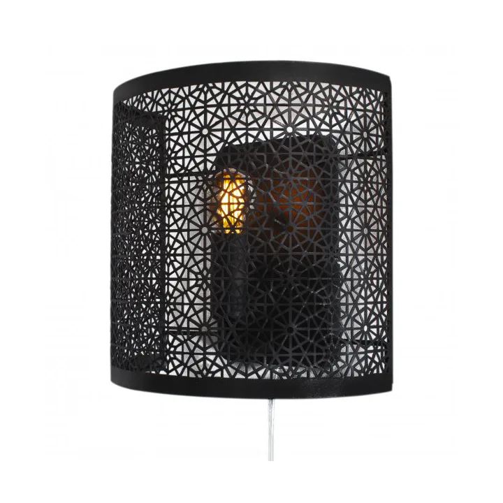 Hermine wall lamp 22 cm, Black By Rydéns