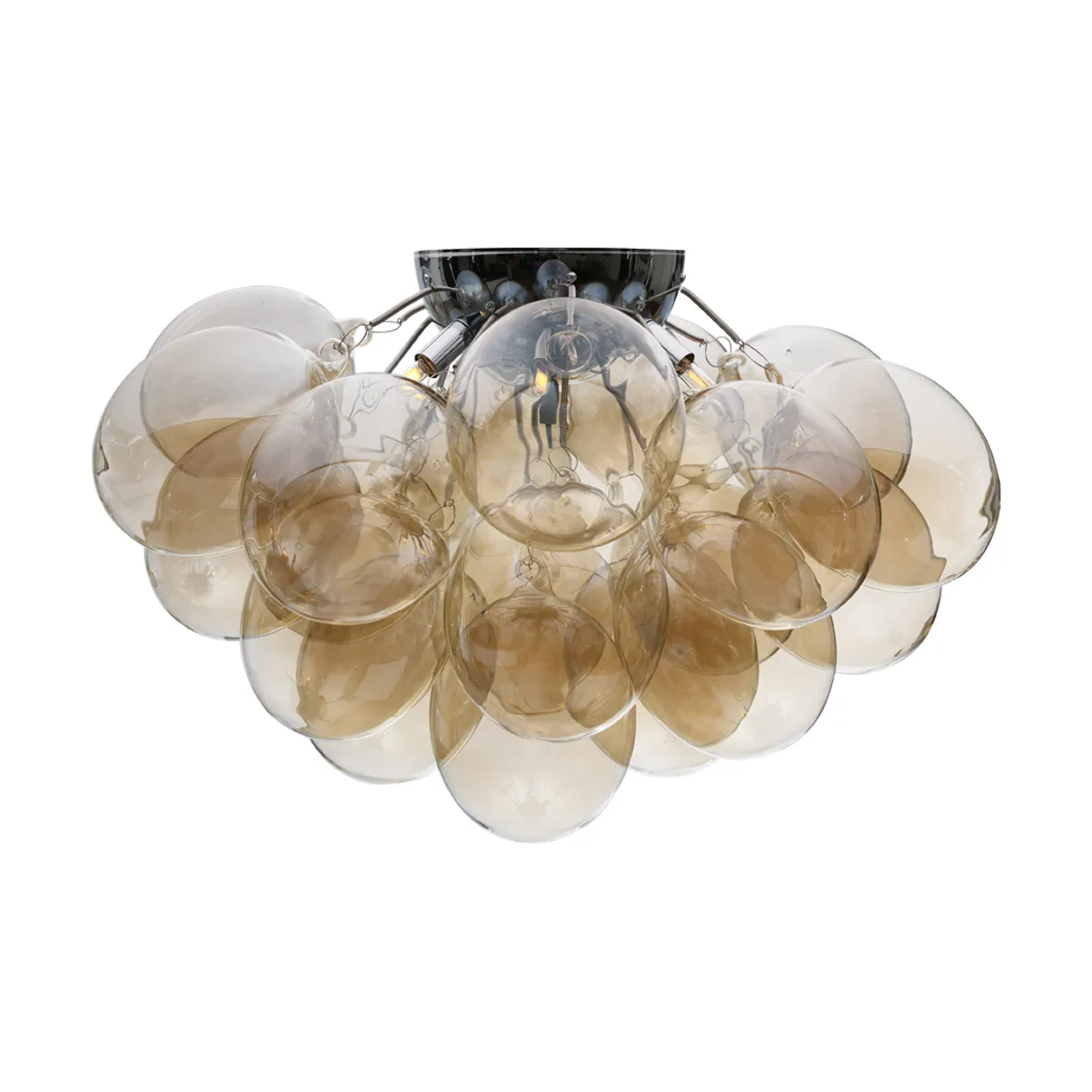 Large ceiling lamp Ø70 cm, Amber By Rydéns