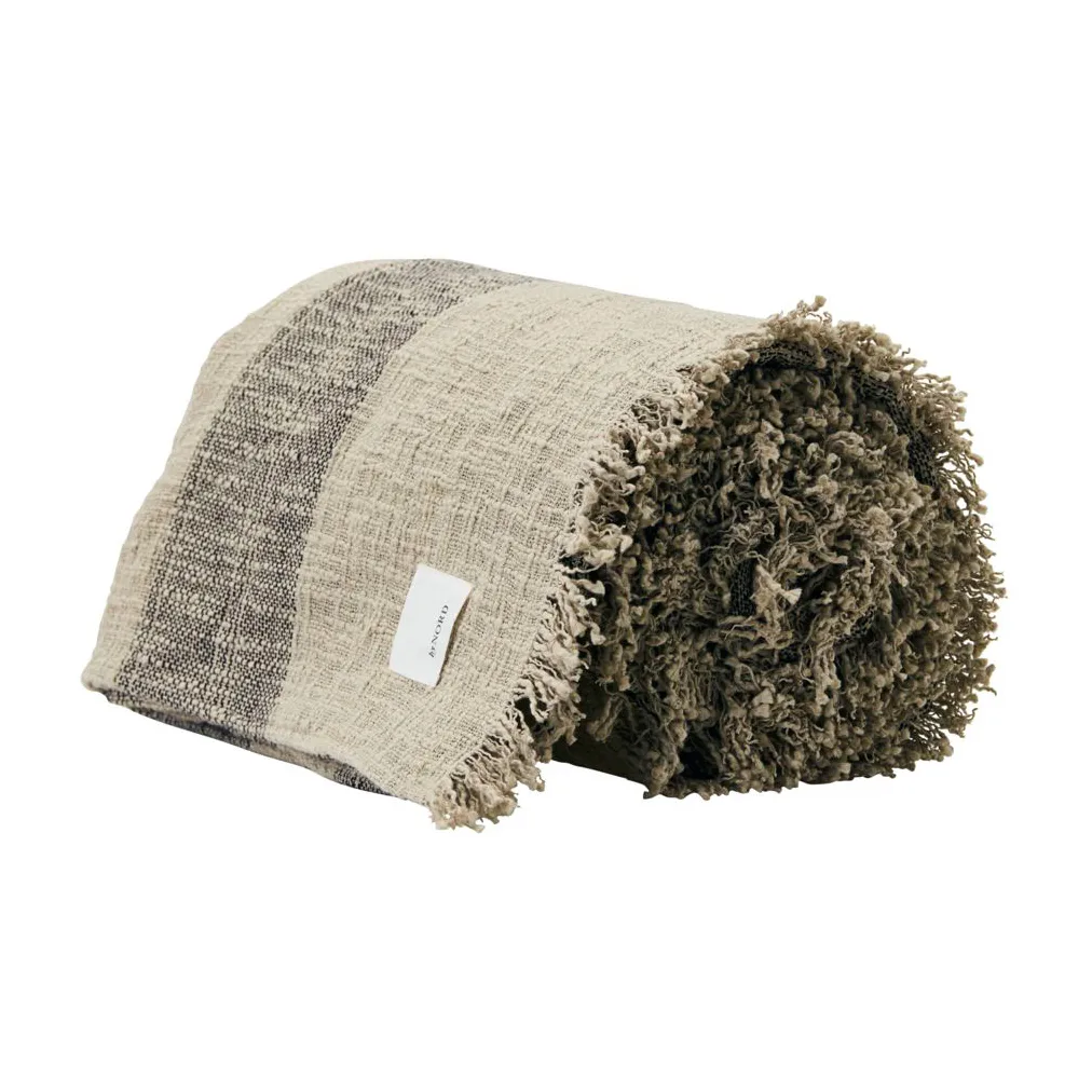 Ashild bedspread 160x280 cm, Haze-coal byNORD