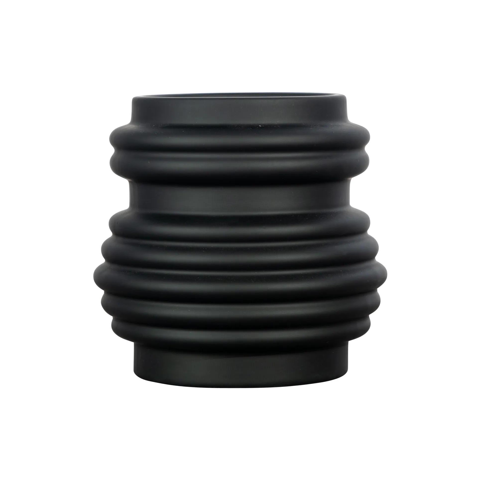 Mila vase 15 cm, black Byon