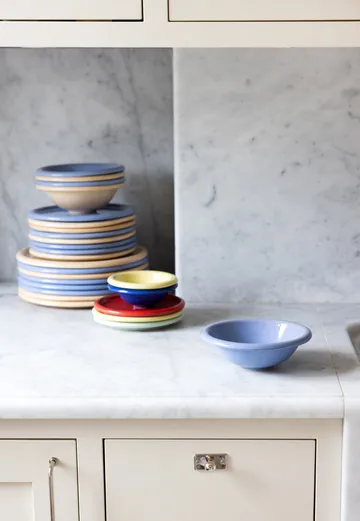 Porto bowl Ø18 cm - Light blue - Byon