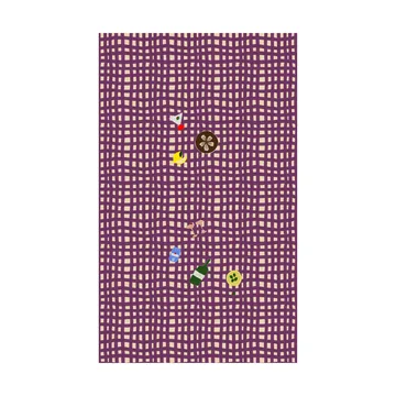 Sera tablecloth - Plum (purple), 150x280 cm - Byon
