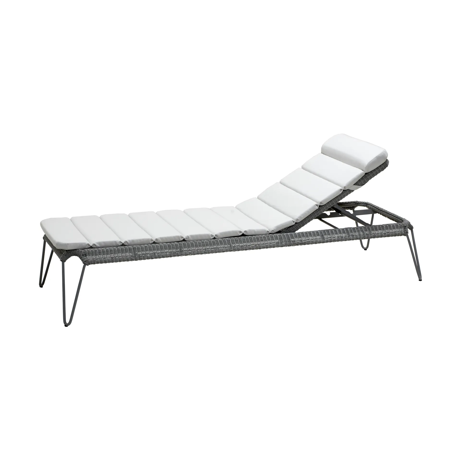 Breeze sun lounger cushion, Cane-line Natté white Cane-line