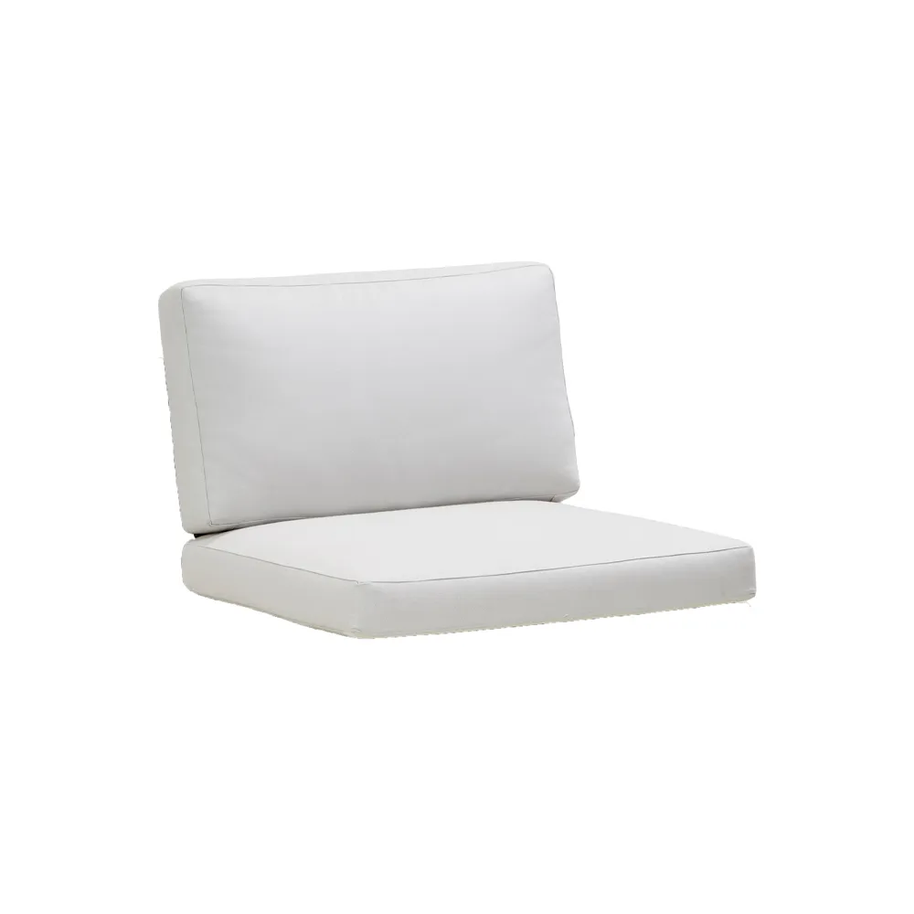 Connect cushion set lounge chair/single module, Cane-line Natté white Cane-line