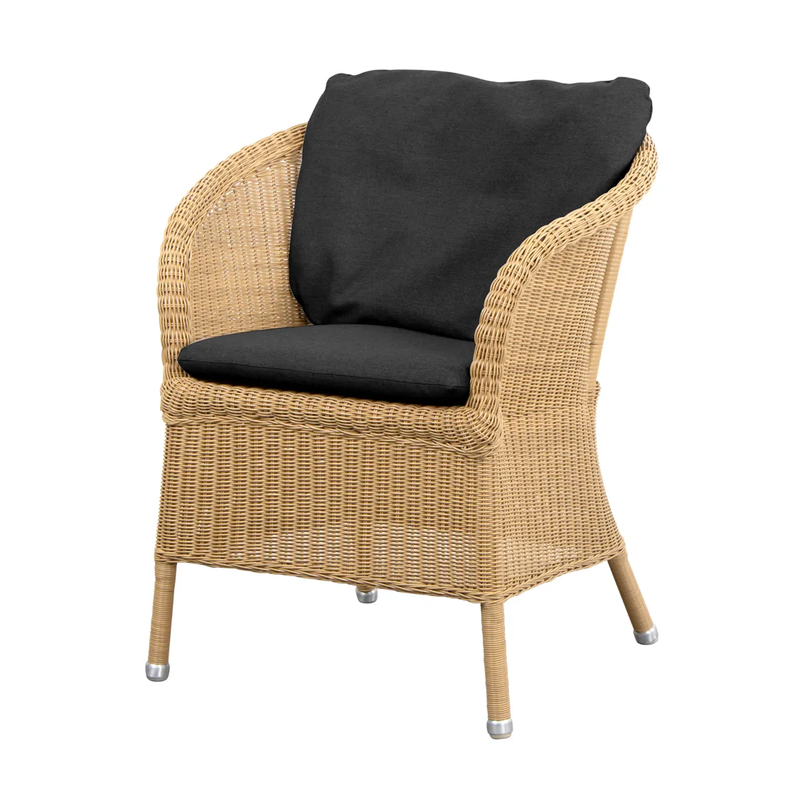 Derby/Lansing back cushion for chair/sofa, Cane-line Natté black Cane-line