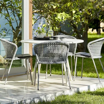 Lean chair - Black, Cane-Line weave - Cane-line