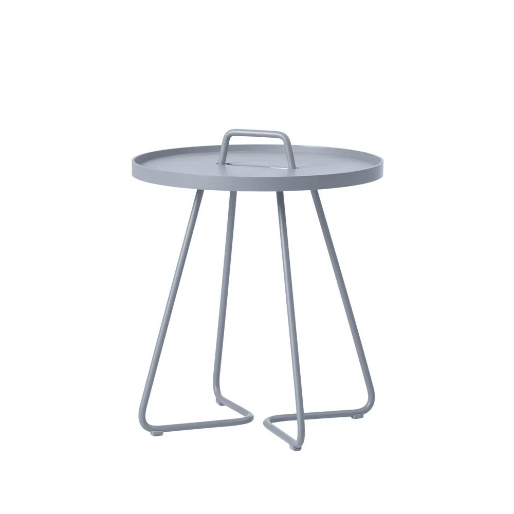 On the move table Ø44 cm, Light grey Cane-line