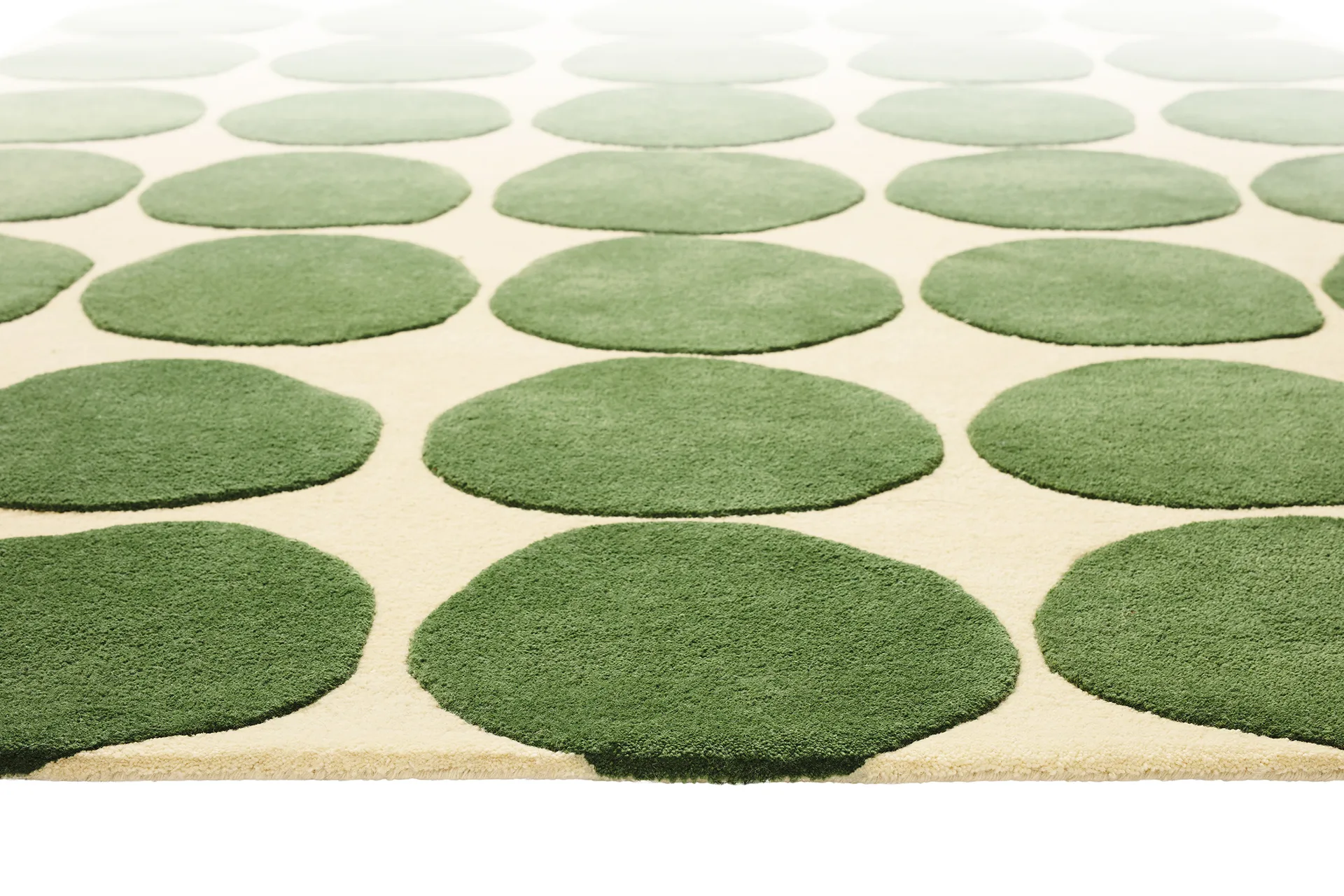 Dots rug, Khaki-cactus green 230x320 cm Chhatwal & Jonsson
