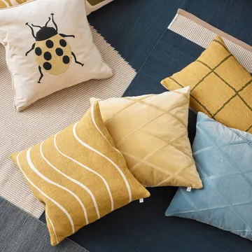 Gaya cushion cover 50x50 cm - spicy yellow - Chhatwal & Jonsson