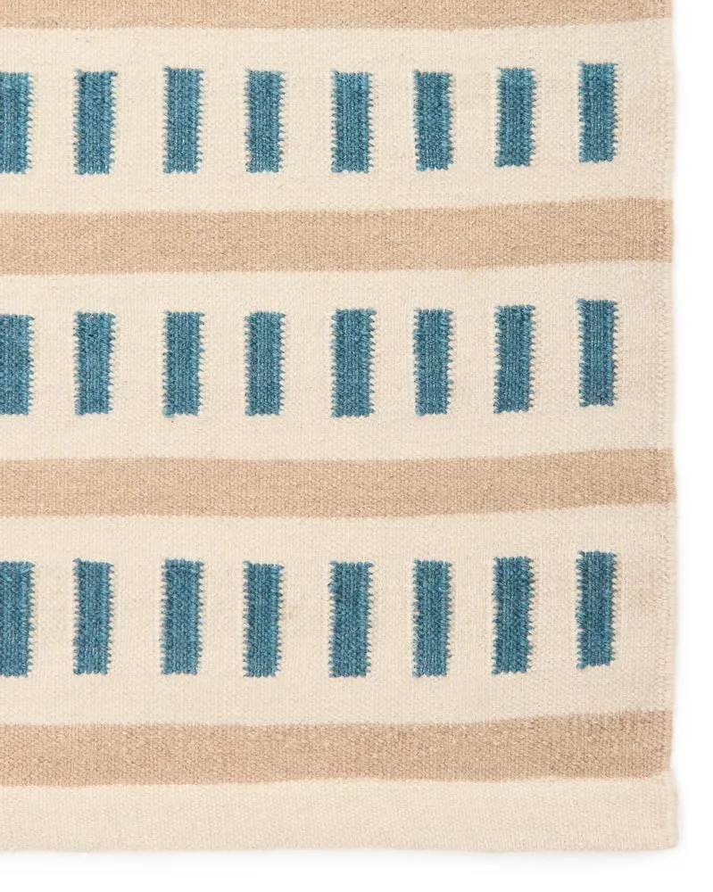 Ladakh wool rug, Off white-l. beige-heaven blue, 230x320 cm Chhatwal & Jonsson
