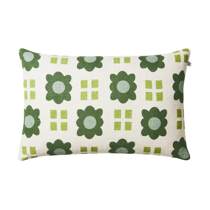Lalit cushion cover 40x60 cm - Aqua-lime-cactus green - Chhatwal & Jonsson