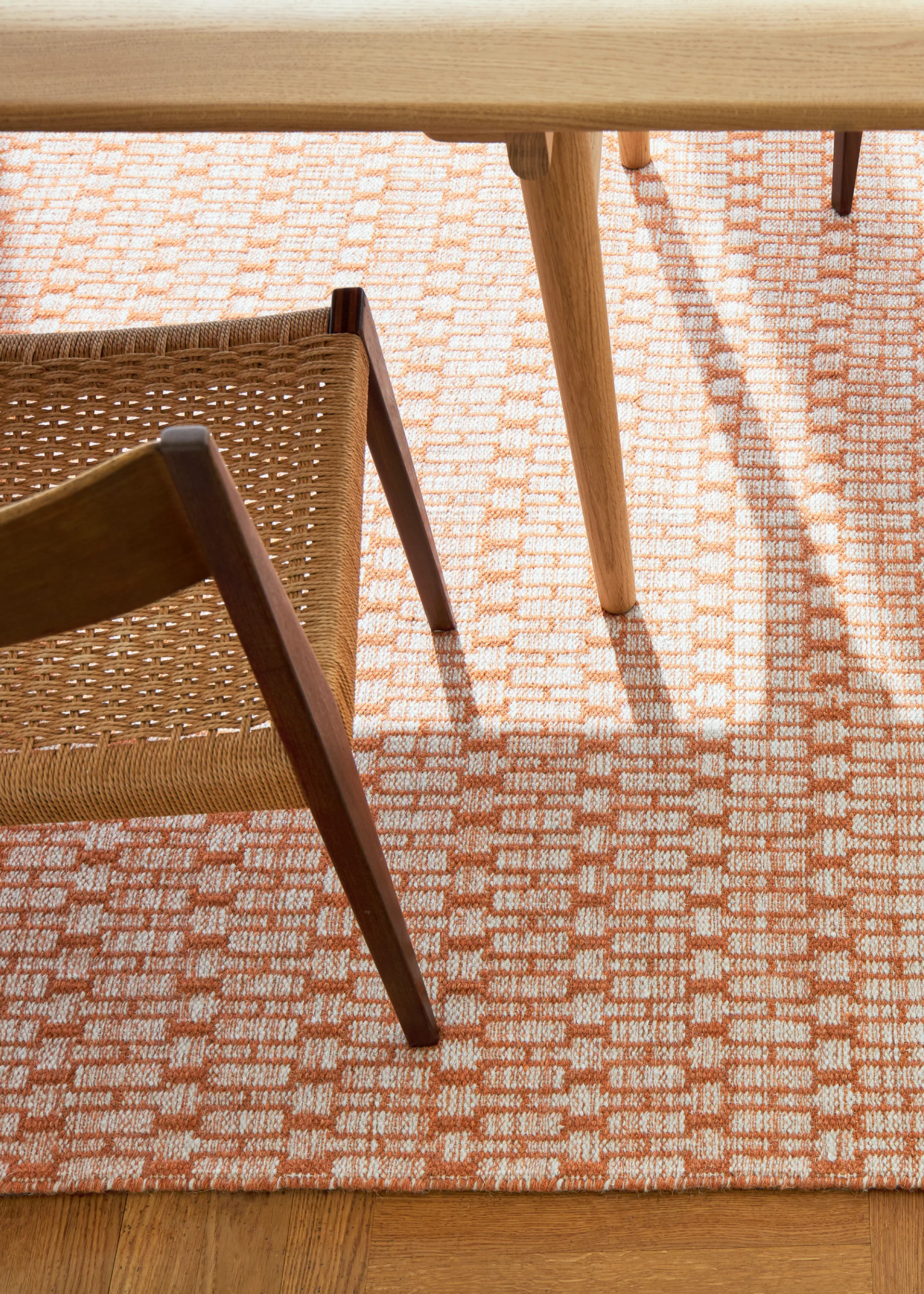 Mahi rug 170x240 cm, Off white-orange Chhatwal & Jonsson