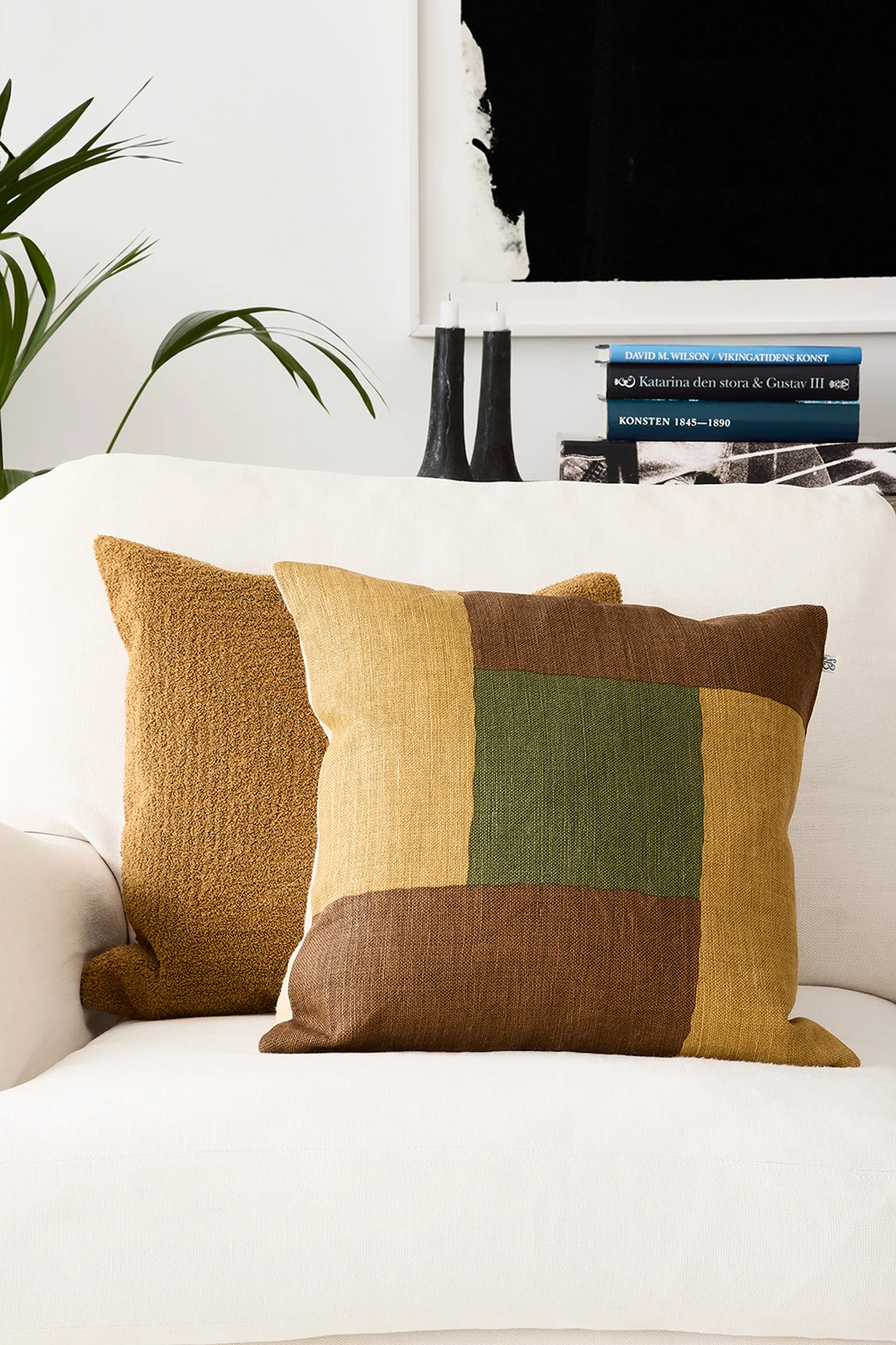 Mani cushion cover 50x50 cm, Masala Yellow Chhatwal & Jonsson