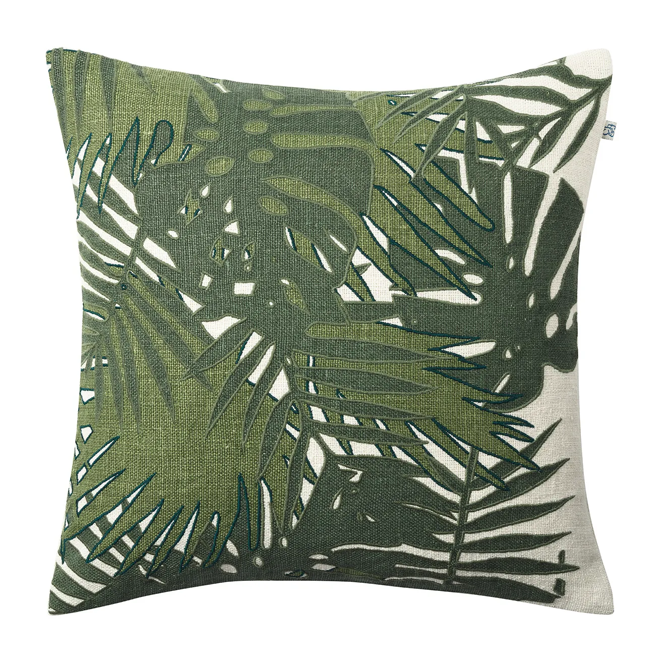 Palm pillowcase 50x50 cm, Green-cactus green Chhatwal & Jonsson