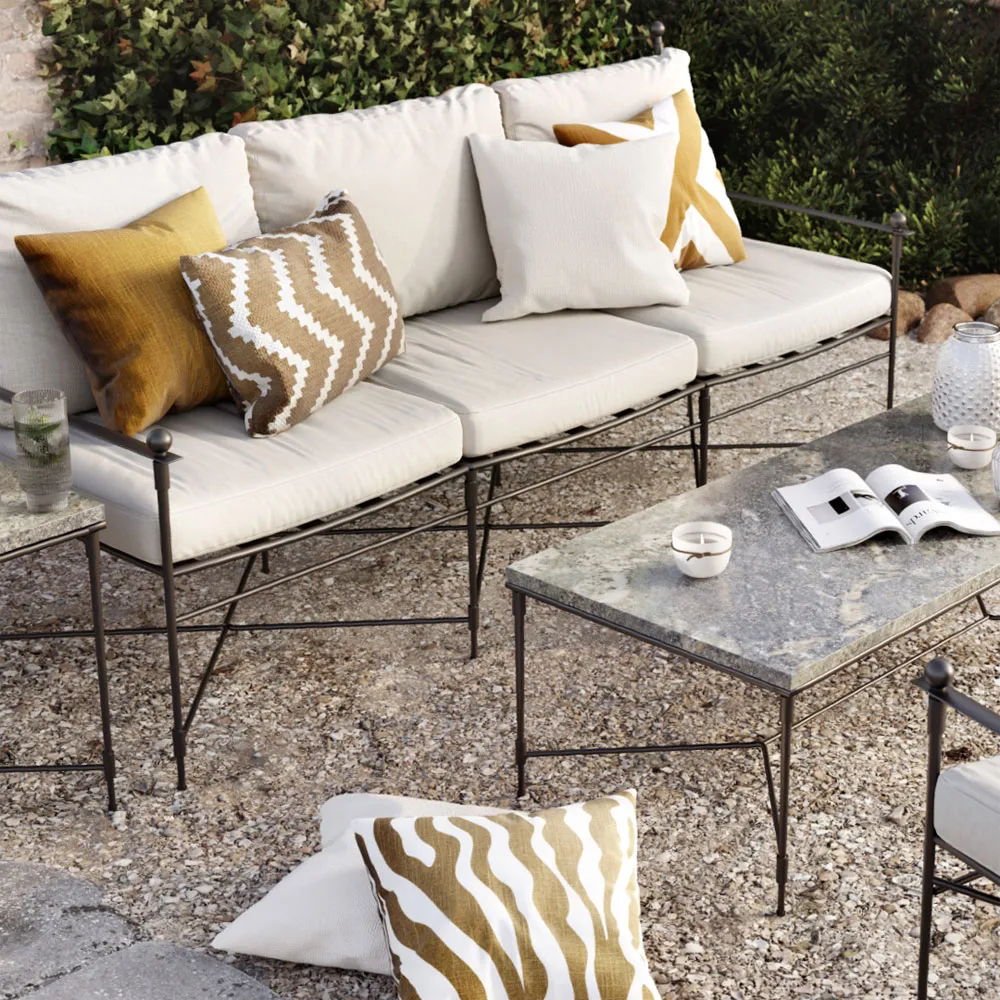 Pani Outdoor cushion, Offwhite, 50 cm Chhatwal & Jonsson