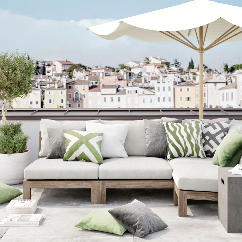 Pani Outdoor cushion, Sage, 50 cm Chhatwal & Jonsson