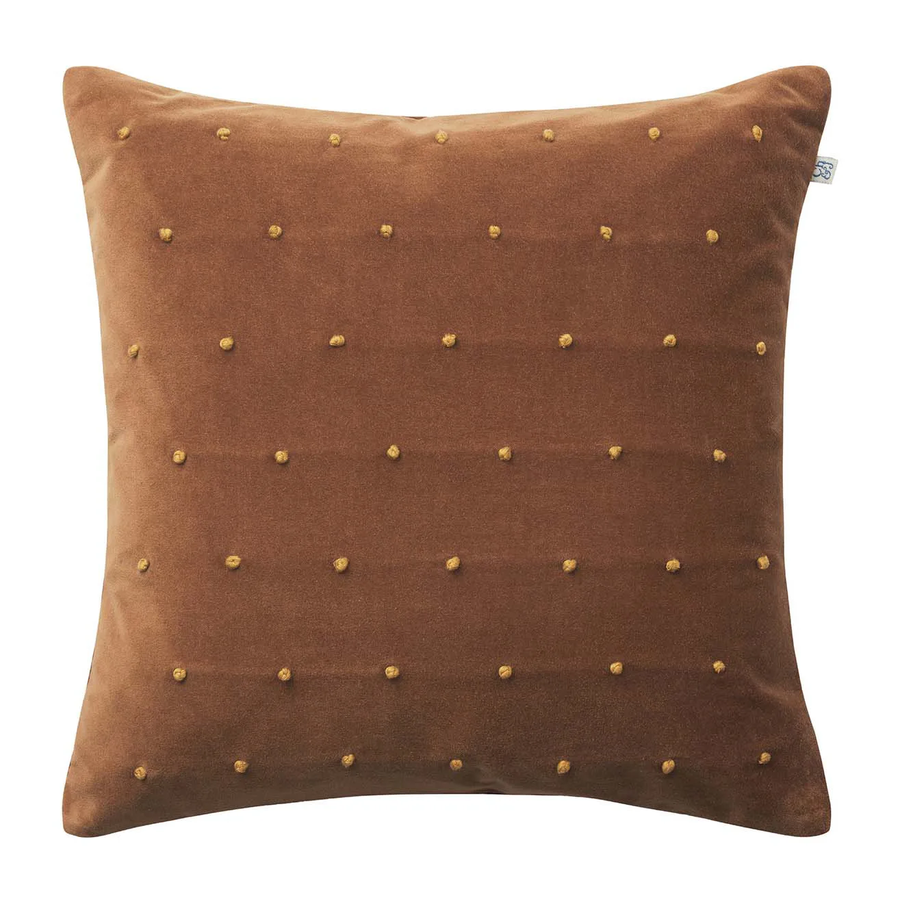 Roma cushion cover 50x50 cm, Cognac-masala yellow Chhatwal & Jonsson