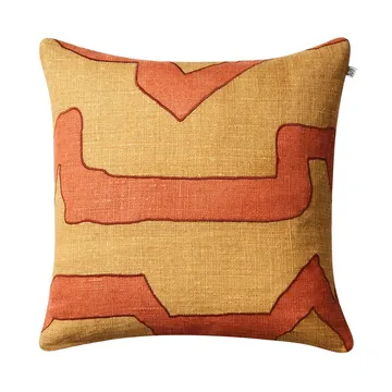 Sikkim pillowcase 50x50 cm - Apricot orange-khaki - Chhatwal & Jonsson
