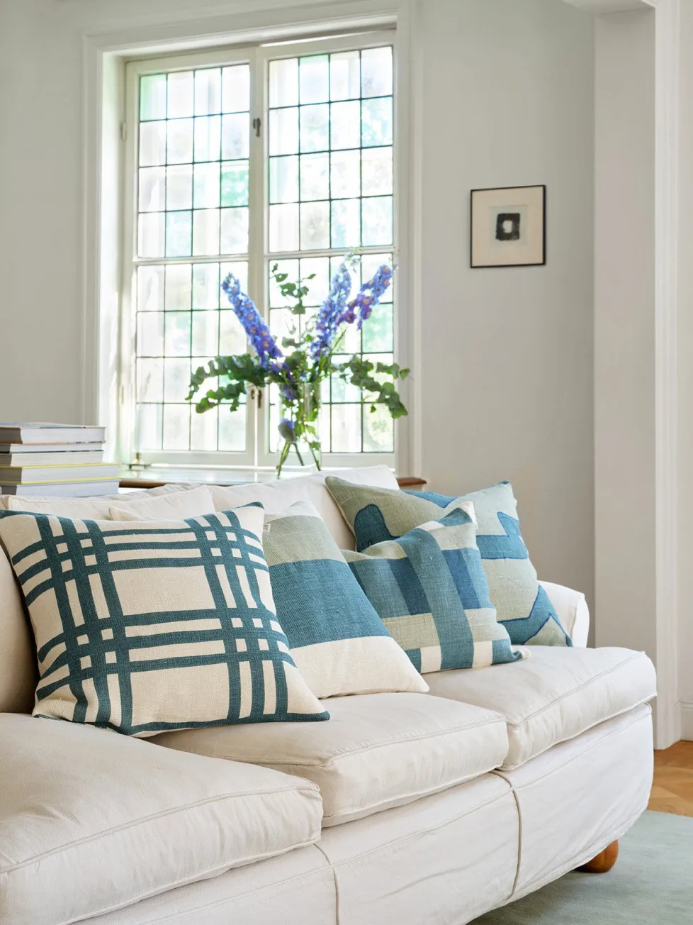 Sikkim pillowcase 50x50 cm, Heaven blue-aqua Chhatwal & Jonsson