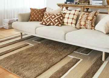 Veda rug 250x350 cm - Mocha-beige-off white - Chhatwal & Jonsson