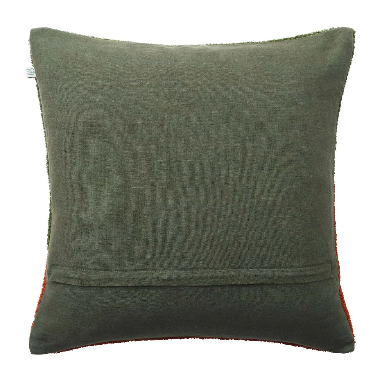 Yogi cushion cover 50x50 cm, Forest green-terracotta Chhatwal & Jonsson