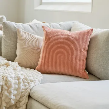 Arch pillowcase 50x50 cm - Dusty coral - Classic Collection
