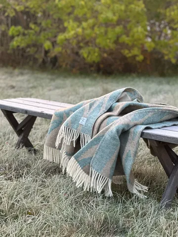 Folia throw 130x180 cm - Teal - Classic Collection