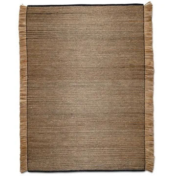 Goa rug 250x350 cm - Black-jute - Classic Collection