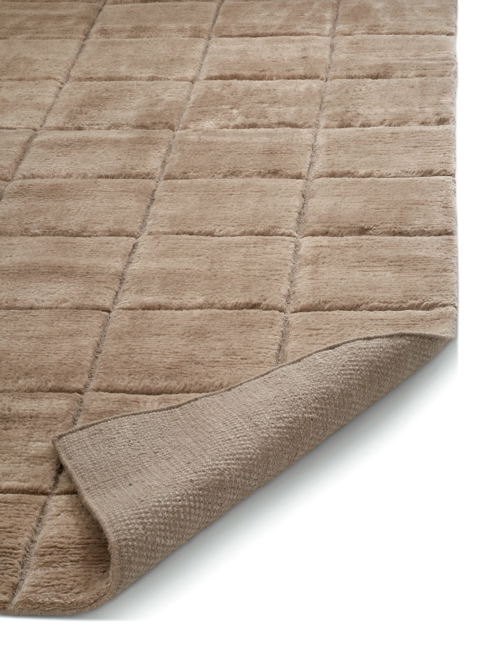 Grid rug, Chocolate, 170x230 cm Classic Collection