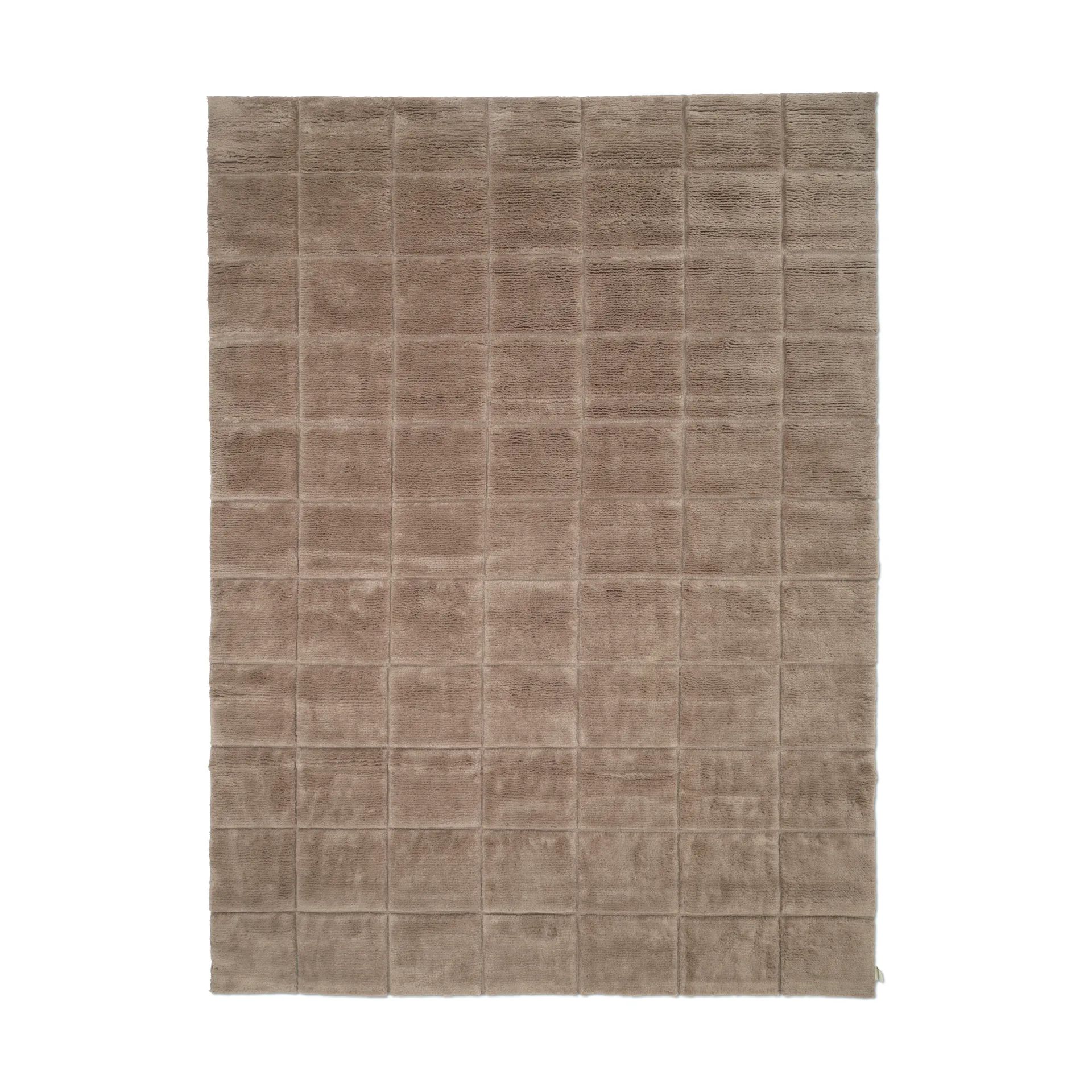 Grid rug, Chocolate, 250x350 cm Classic Collection