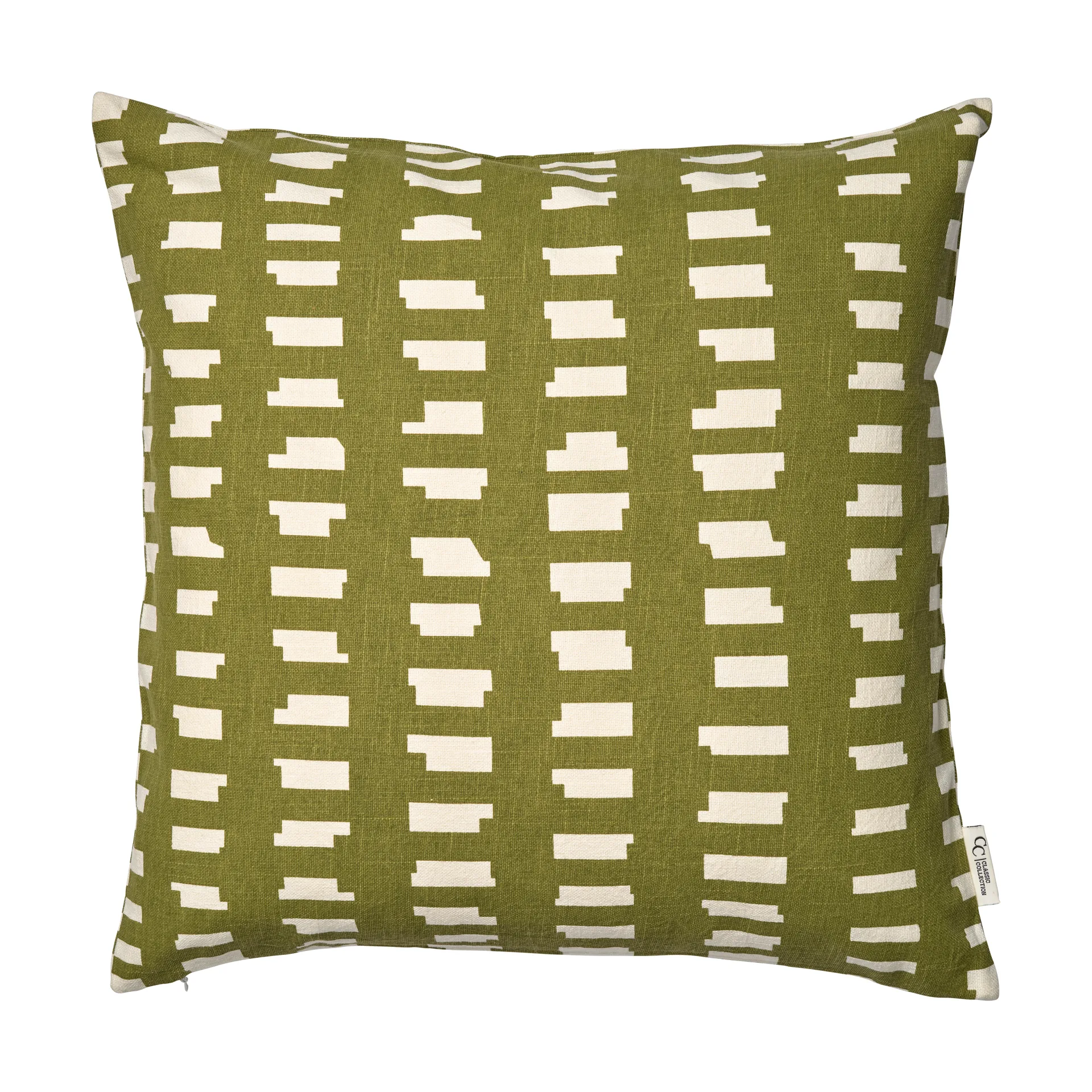 Ikat Block cushion cover 50x50 cm, Green Classic Collection