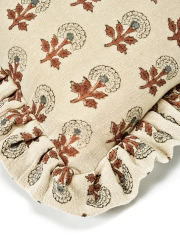 Marigold cushion cover 50x50 cm - Mocha - Classic Collection