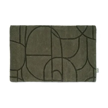 Modern Abstract doormat 60x90 cm - Green - Classic Collection