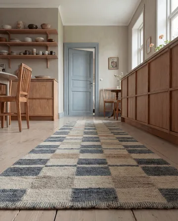 Rutvik rug - Blue, 80x250 cm - Classic Collection