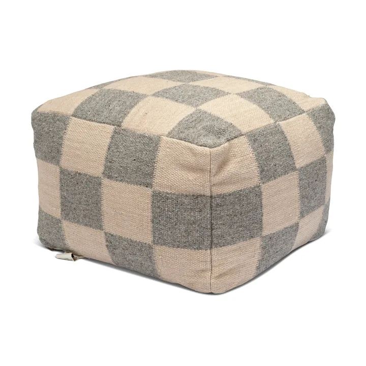 Square pouf 50x50 cm - Grey-natural - Classic Collection