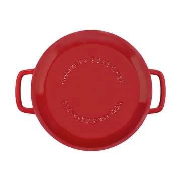 Combekk Enameled cast iron casserole Ø24 cm - Cherry - Combekk