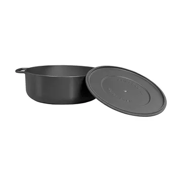 Combekk Enameled cast iron casserole Ø28 cm - Black - Combekk