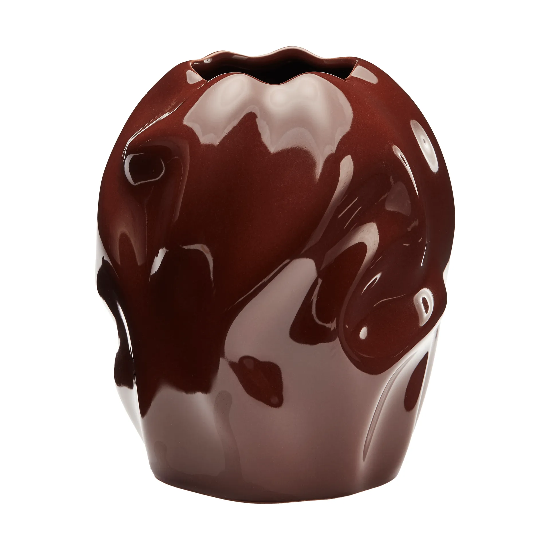 Drift desert vase 16 cm, Maroon Cooee Design