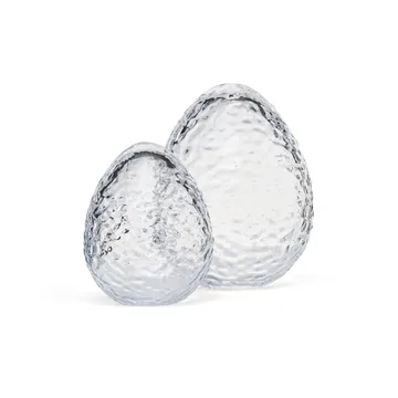 Gry standing egg 16 cm - Clear - Cooee Design