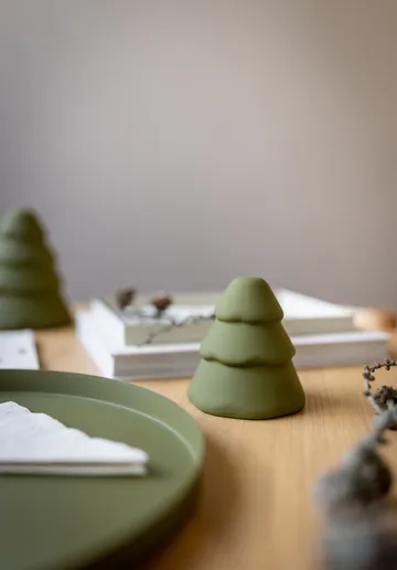 Snowy Christmas tree 10 cm - Olive - Cooee Design