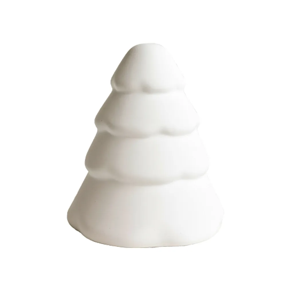 Snowy Christmas tree 15 cm, White Cooee Design
