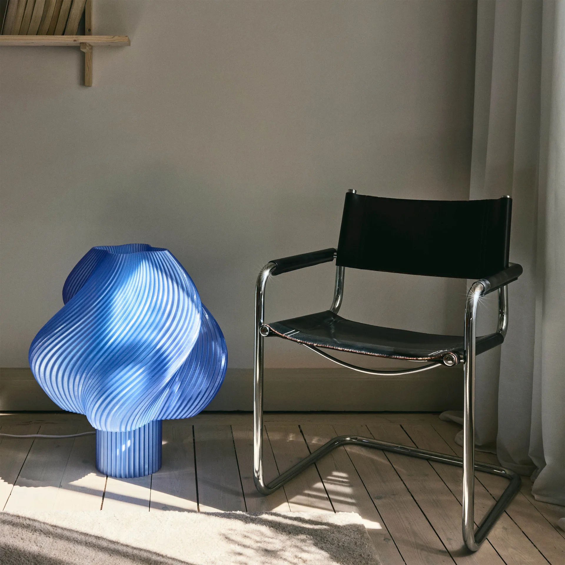 Soft Serve floor lamp, Blueberry Sorbet, Mega, 63 cm Crème Atelier