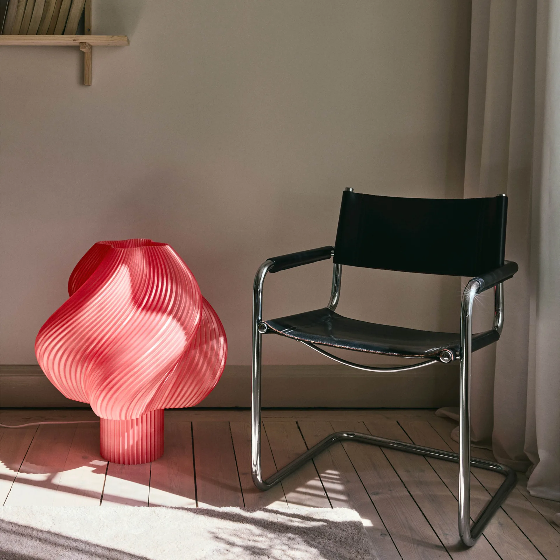 Soft Serve floor lamp, Peach Sorbet, Mega, 63 cm Crème Atelier