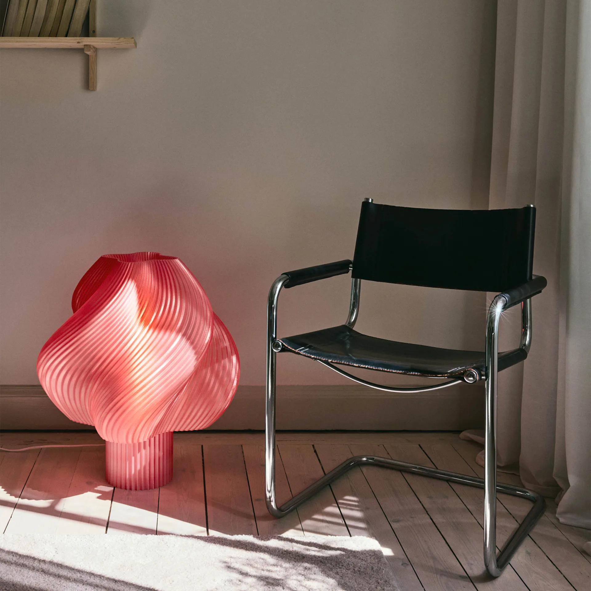 Soft Serve floor lamp, Peach Sorbet, Mega, 63 cm Crème Atelier