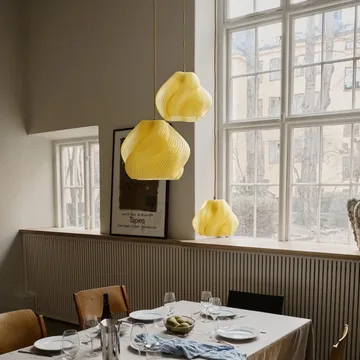 Soft Serve pendant - Limoncello sorbet-chrome, 01, 20 cm - Crème Atelier
