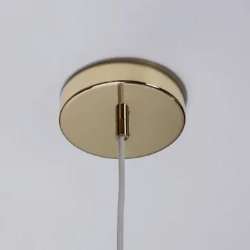 Soft Serve pendant - White-brass, 01, 20 cm - Crème Atelier