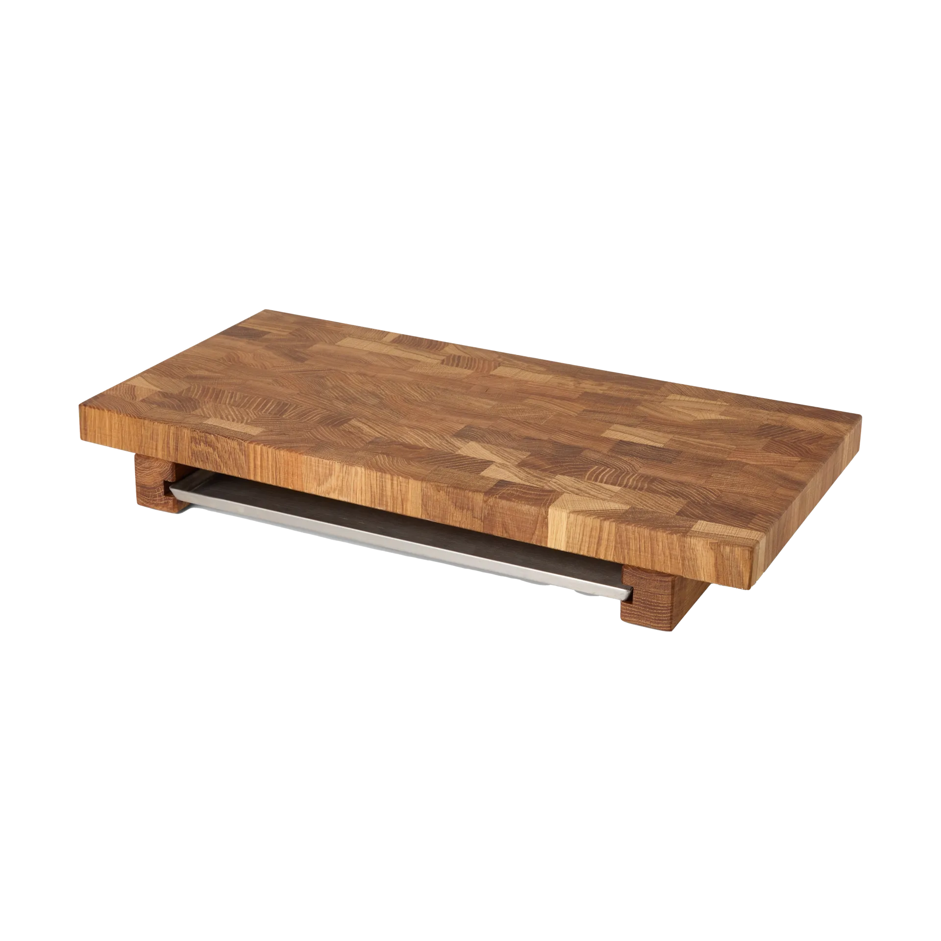 Culimat cutting board 50x25 cm, Oak-Stainless Steel Tray Culimat