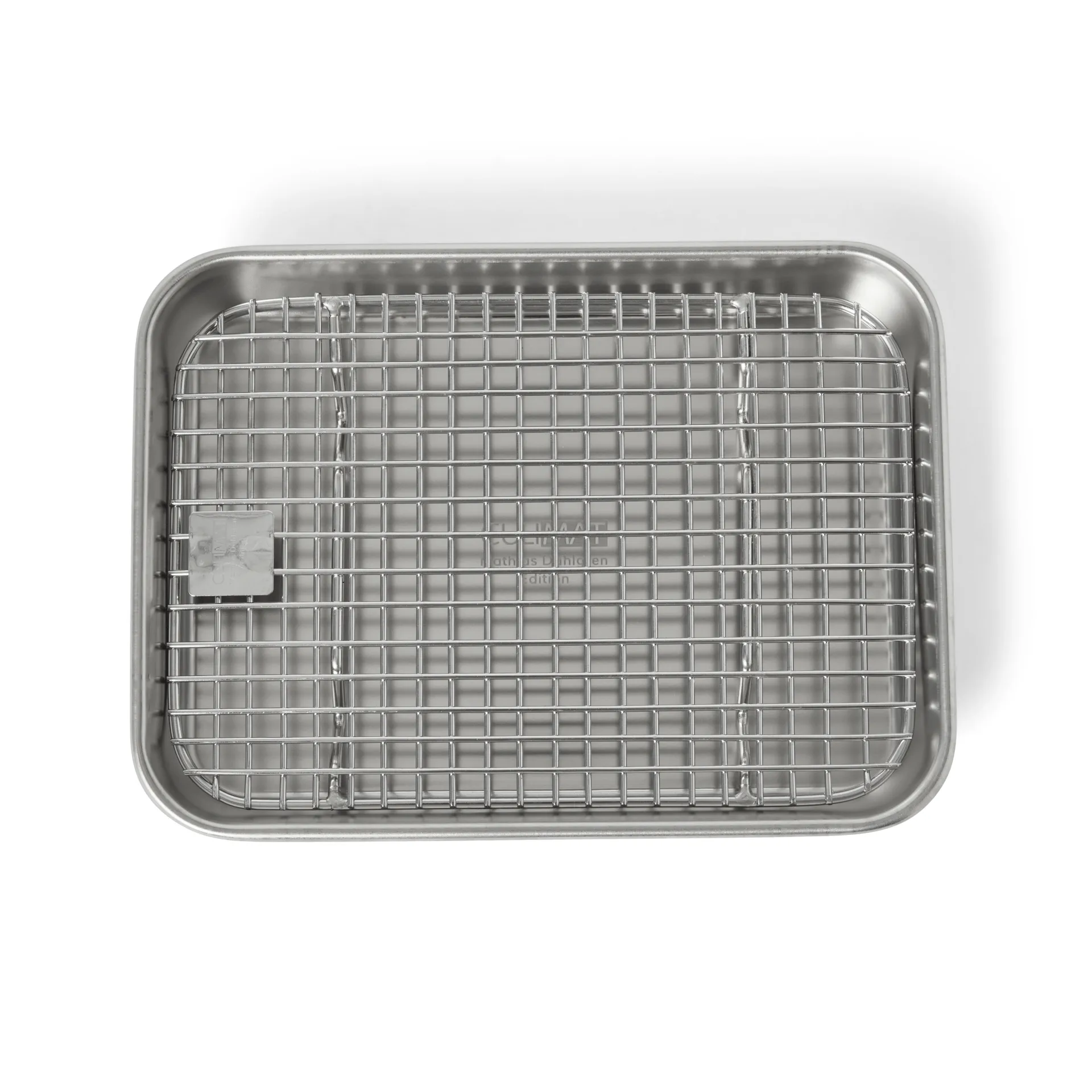 Culimat gastro container with cooling rack, Stainless steel, 18x14x2,5 cm Culimat